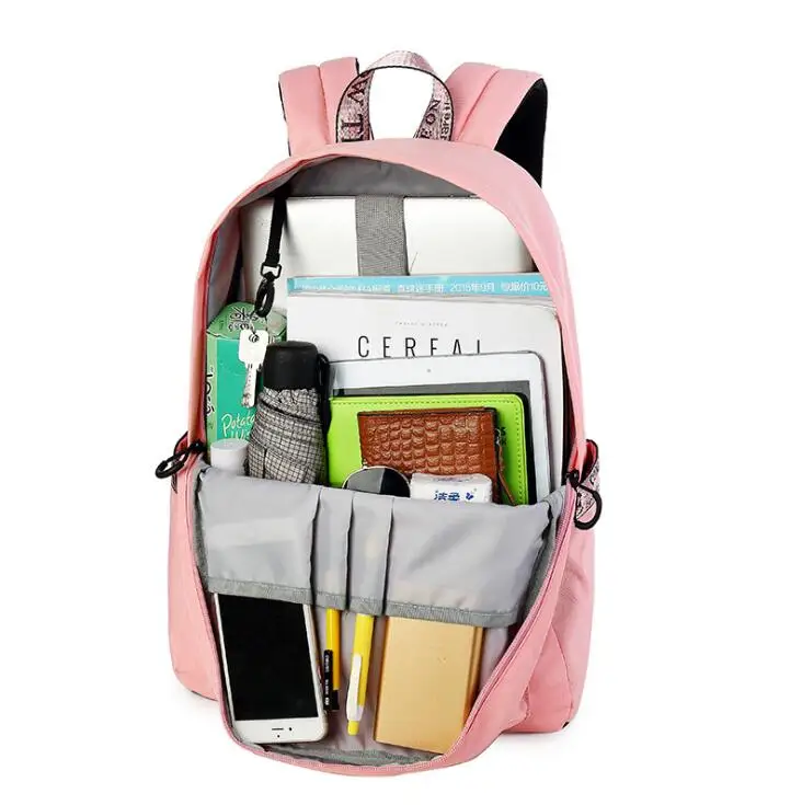 2018 новый школьный рюкзак для девочек подростков Mochila Feminina женские светящиеся