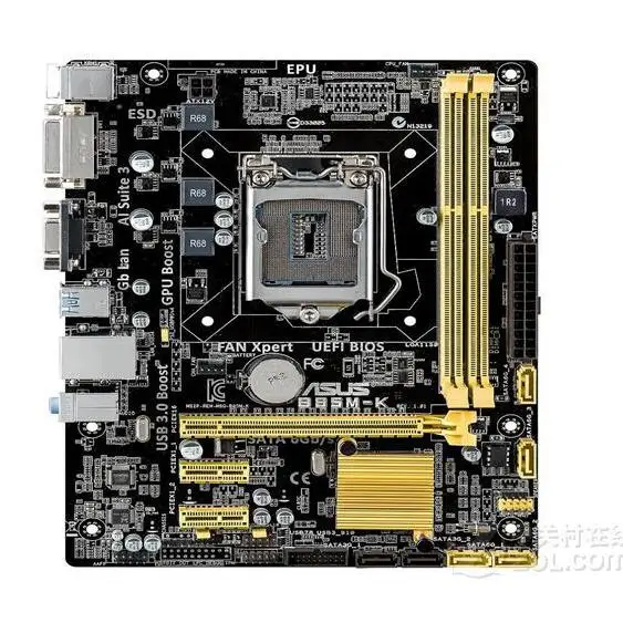 Разъем LGA 1150 для ASUS оригинальная б/у настольная плата Intel H81 DDR3 USB3.0 SATA3 B85M-K |