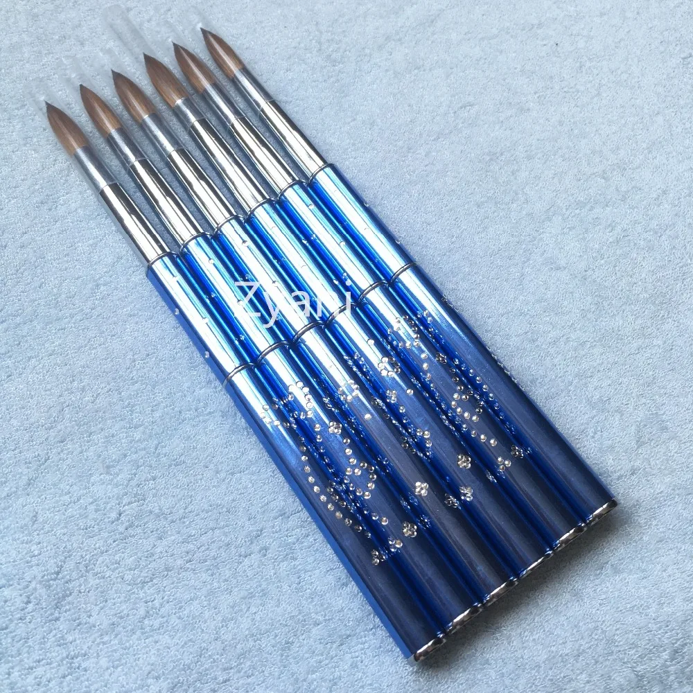 Hot 1pcs 8620 Round Sharp Kolinsky Dotting Sable Brush Acrylic Nail