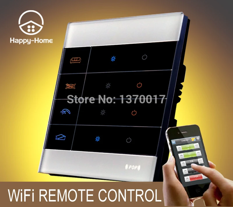 1 комплект белый Стекло Gsm Zigbee мобильный Беспроводной дистанционный пульт