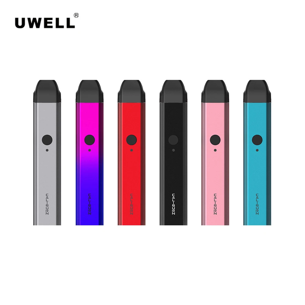 

Original 11W Uwell Caliburn Pod Kit Vape With 2ml Cartridge 520mah built in Mod 1.4ohm Coil Electronic Cigarette