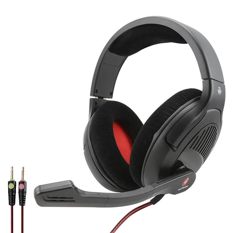 Professional Over-Ear Stereo Bass Wired Game Gaming Gamer Headset Headphones Head Phones with Microphone for Computer PC Laptop Professional Over-Ear Stereo Bass Wired Game Gaming Gamer Headset Headphones Head Phones with Microphone for Computer PC Laptop