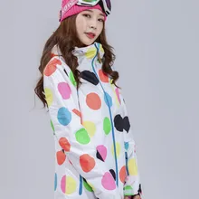 GSOU зимняя Лыжная куртка для женщин ветрозащитная Водонепроницаемая супер теплая куртка спортивная одежда для катания на лыжах сноуборд куртка новая