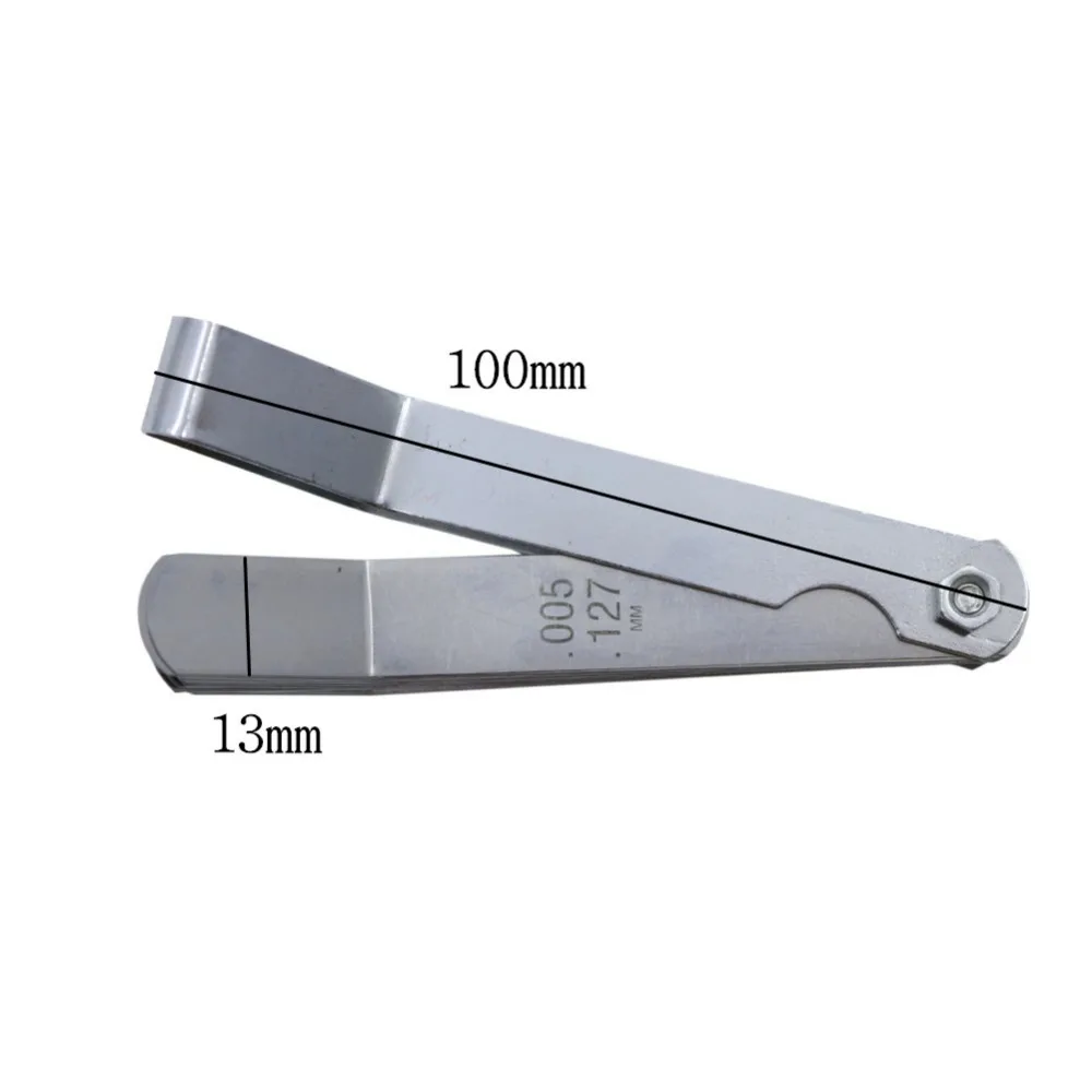 2Pcs 16 Blades Feeler Gauge Metric& Inch System Voelermaat Stainless Steel Thickness Gauges HY10