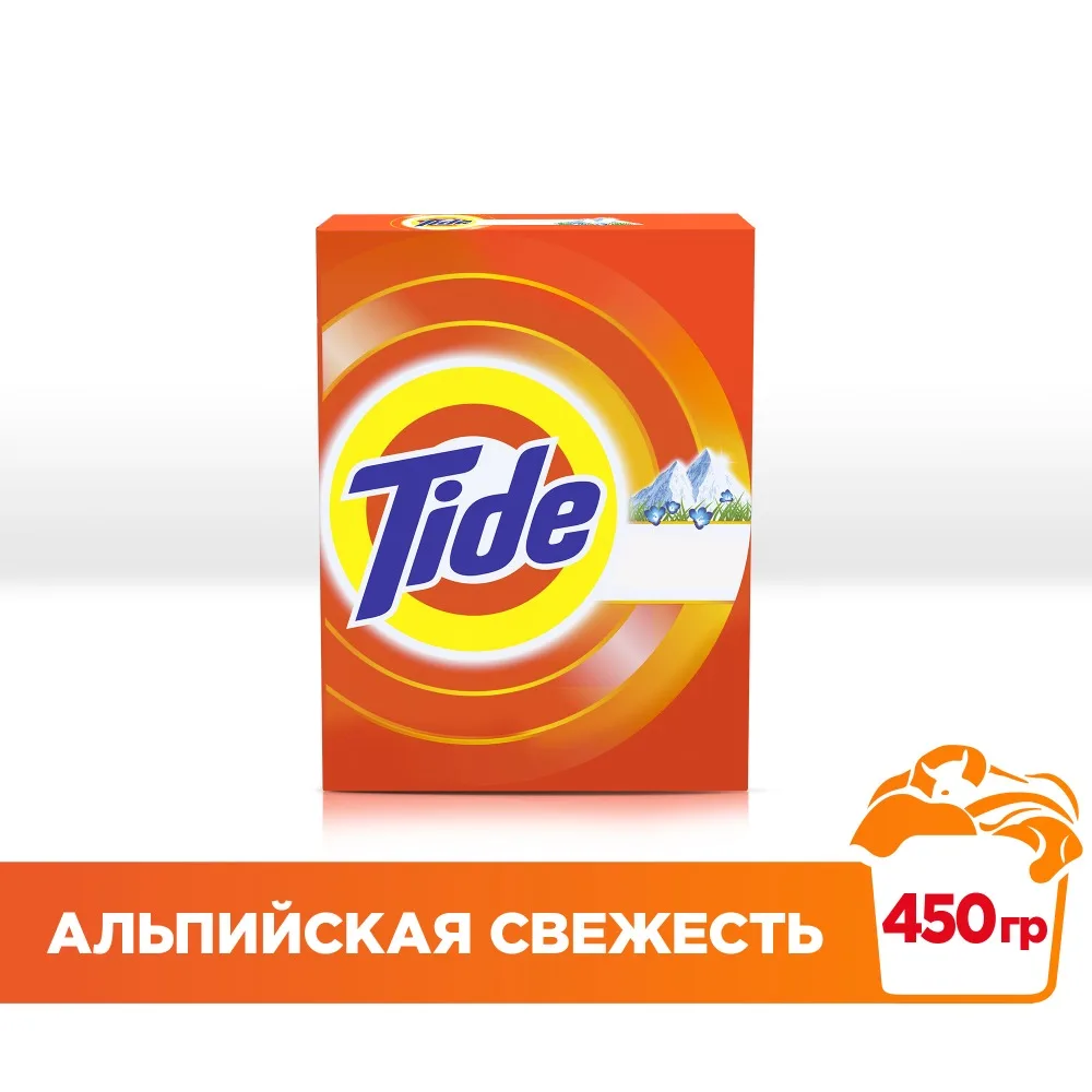 Моющее средство для стирки Tide Автоматическая альпийская свежесть 3 стирка 450 г