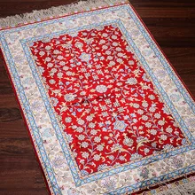 FangCunJinXiu 2'x3' Восточный ручной завязанный супер шелковый ковер верхний персидский ковер для гостиных и Дверных ковриков