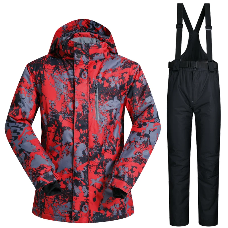 

2018 New Ski Suit Men Winter Warm Thicken Waterproof Jackets For Men Snow Snowboard Jacket Skiing And Snowboarding Suits Brands