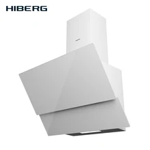 Кухонная вытяжка(воздухоочиститель) HIBERG NM 6061 W, закаленное стекло, сенсорное управление, 550 куб.м/час, LED 2*2.5 Вт, 3 скорости