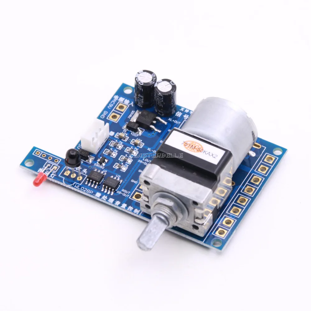 audio preamp microcomputer control volume board Remote control volume board
