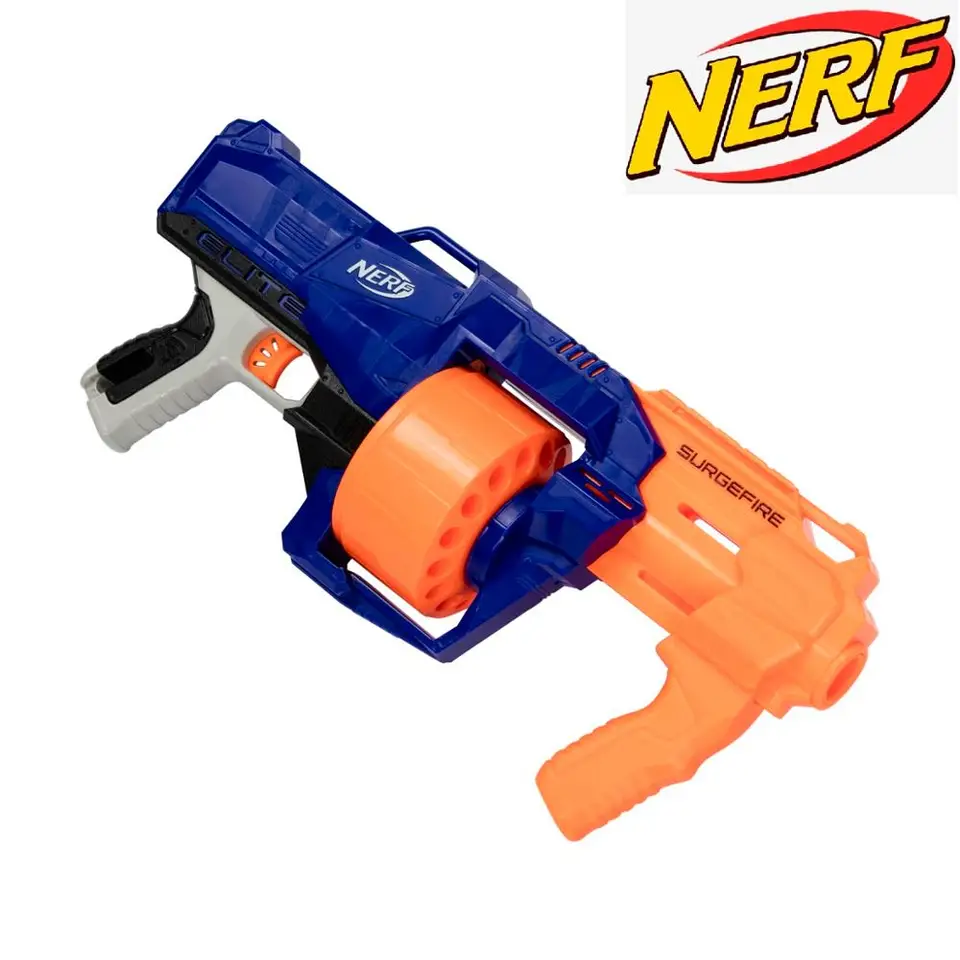 pistola nerf naranja