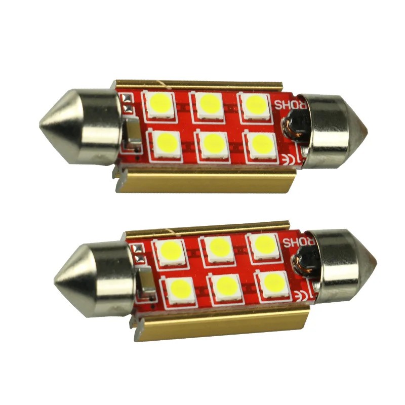12v 24v Canbus Error Free Led 31 мм 36 мм/39 мм/41 3030 SMD DE3175 C5W C10W SV8.5 автомобилей Автомобильная