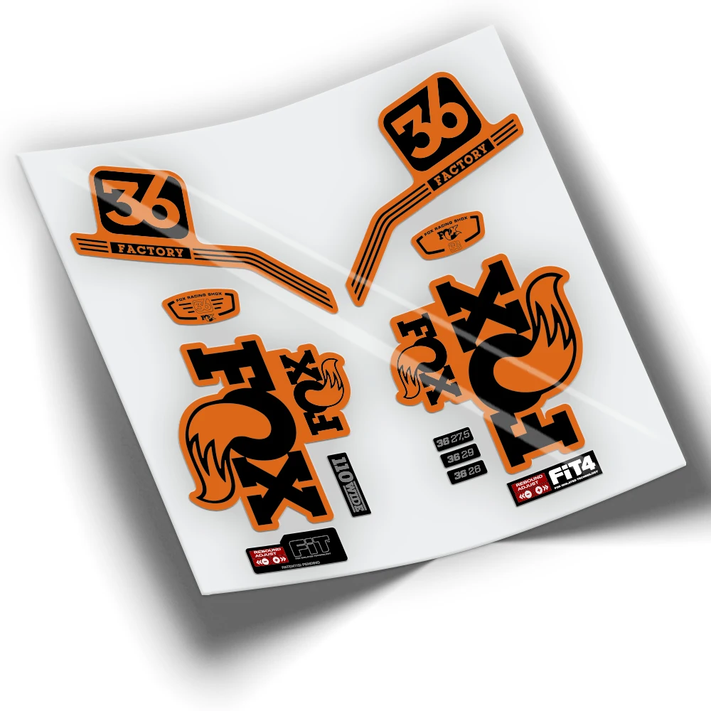 Pegatinas Della Clip Della Forcella Fox 36 Pro Issue Series Wp236
