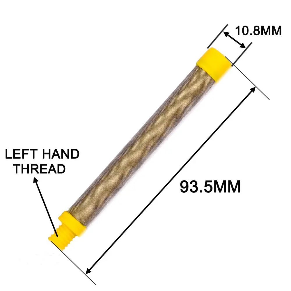 Titan lx80, Titan 440 фильтр, Titan 500-200-10 безвоздушный Краскораспылитель Пистолет фильтр желтый, 100 сетка. 10 шт