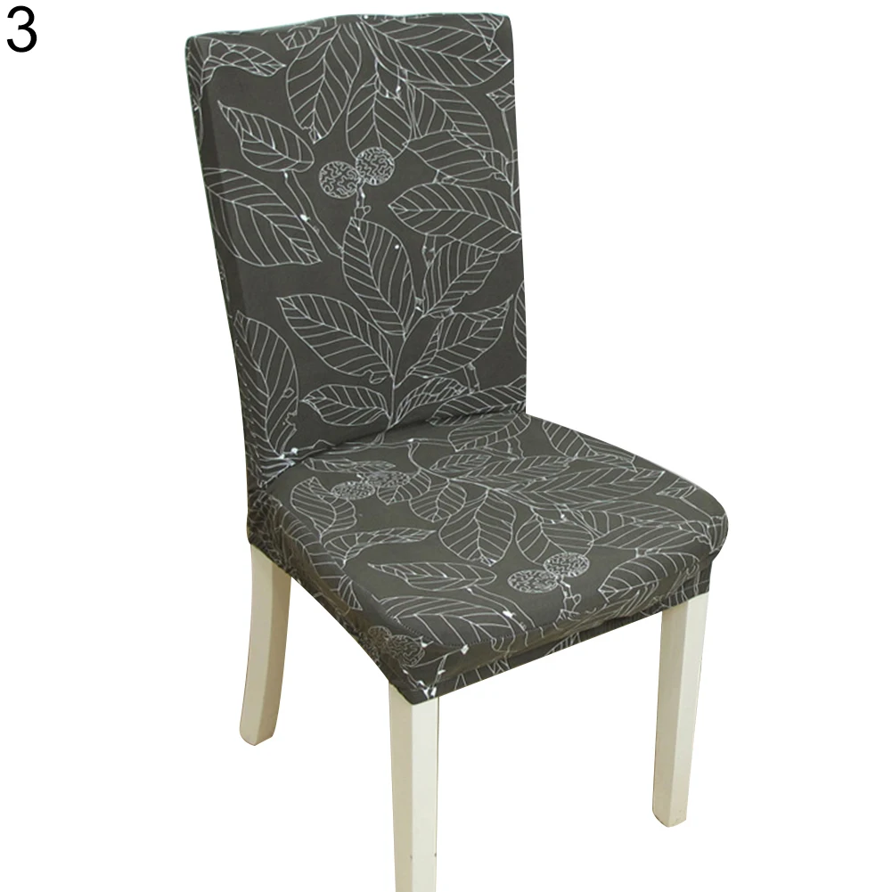Stretch Removable Washable Dining Chair Protector Cover Floral Print