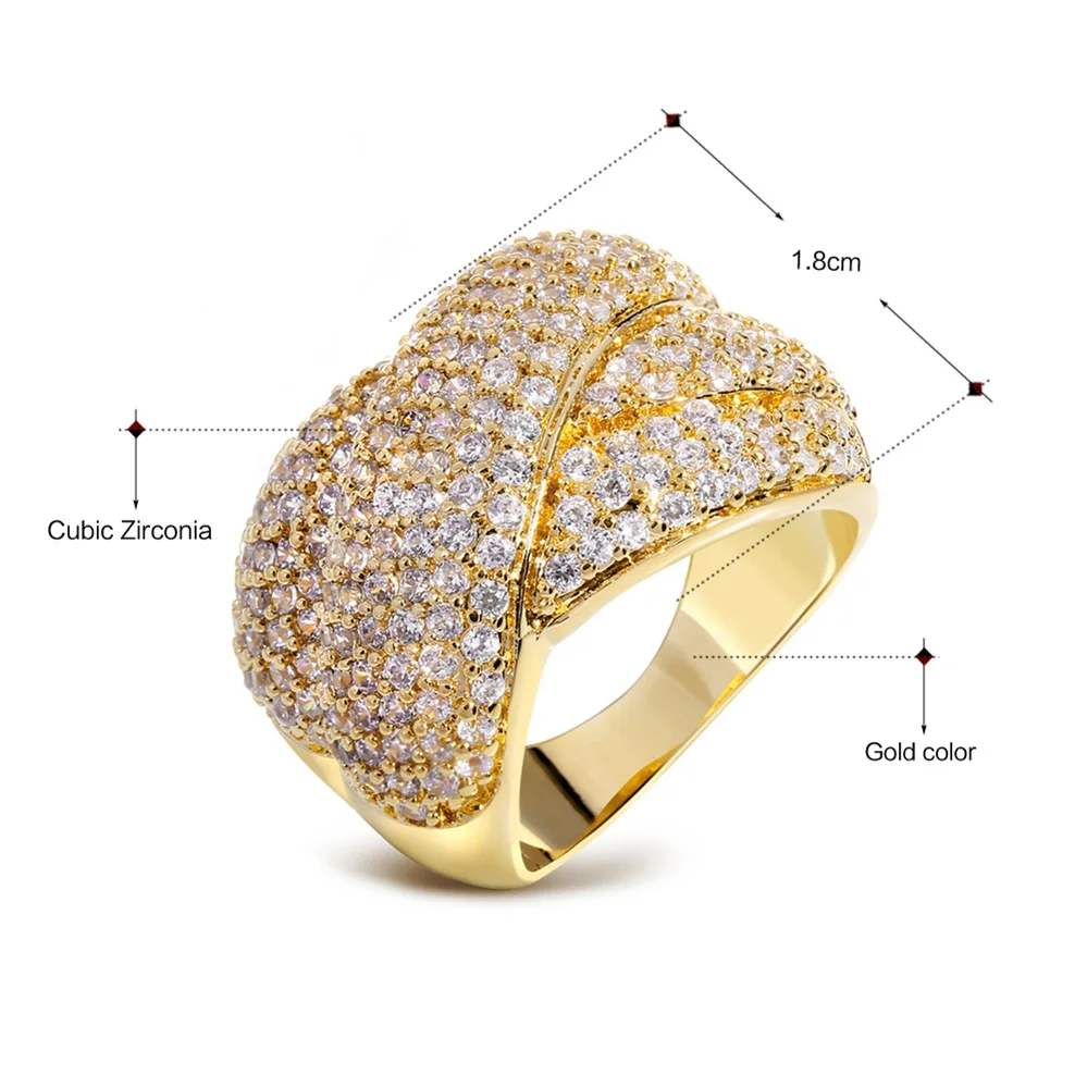 DreamCarnival 1989 Micro Pave Zircon Setting Stones Quality Cross Shape Trendy Design White Crystal Ladies Cheap Wedding SJ14369