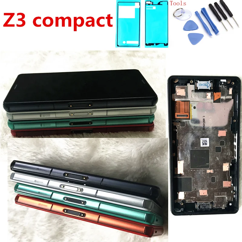 

4.6''LCD For SONY Xperia Z3 Compact Display screen For SONY Xperia Z3 Compact LCD Touch Screen with Frame Z3 Mini D5803 D5833