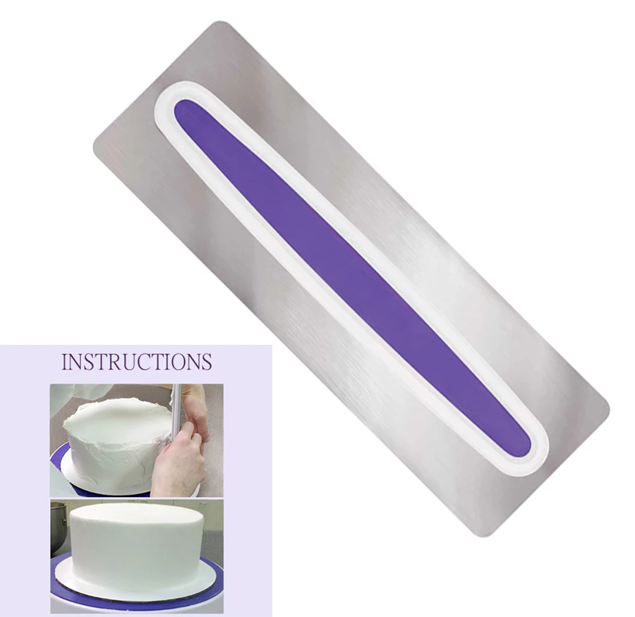  Cream Blade Decorating Spatulas Cake Scrapers Pastry Cutter Bakeware Home DIY Cake Mousse Baking De