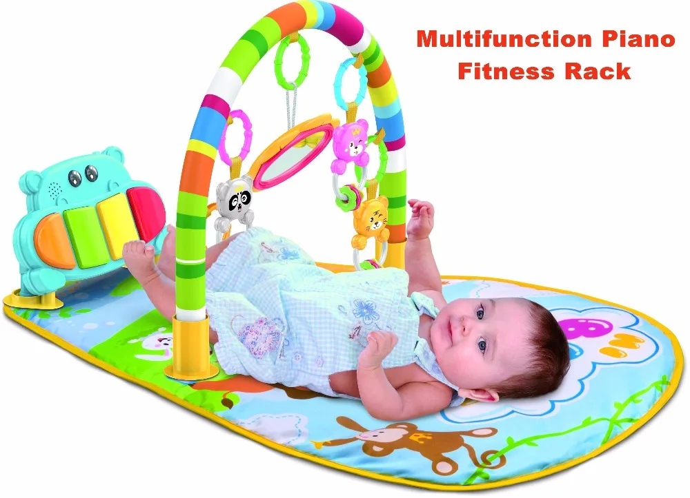 

Huanger Baby Play Mat Fitness Bodybuilding Frame Pedal Piano Music Carpet