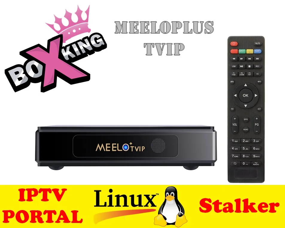 

MEELOPLUS Meelo + TVIP Amlogic S805 Quad-Core Linux 512MB Ram 4GB Rom Support Stalker 4K HD Set Top TV Box (Mag250 254 TVIP 410)
