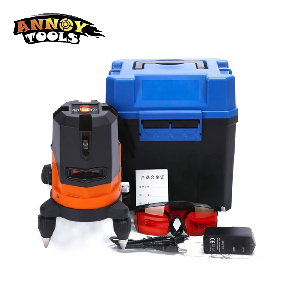 

Laser Level 2/3/5 Lines Professional Laser 635nm Slash Function Vertical Horizontal Self leveling Red Cross Lazer Level Tools