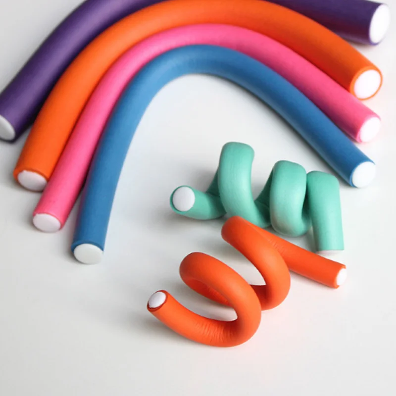 0.8 -2.0 cm Size 10 pcs/Bag Rubber Magic Hair Curling Tool Non - Damaged Hair Curl Perm Tool Go Party Wave Hair Style Assistant 0.8 -2.0 cm Size 10 pcs/Bag Rubber Magic Hair Curling Tool Non - Damaged Hair Curl Perm Tool Go Party Wave Hair Style Assistant