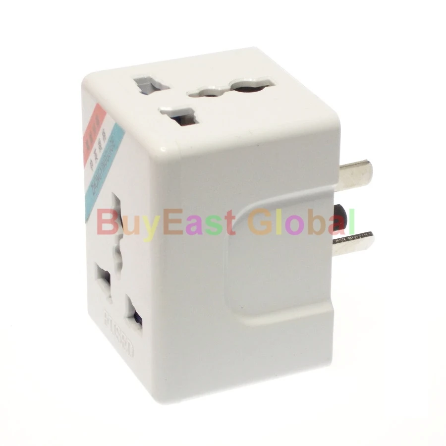 

(5 PCS) China AU 3 Pin Wall Socket Power Plug Adapter 3 Way Masterplug AC 100~250V- 10A Max