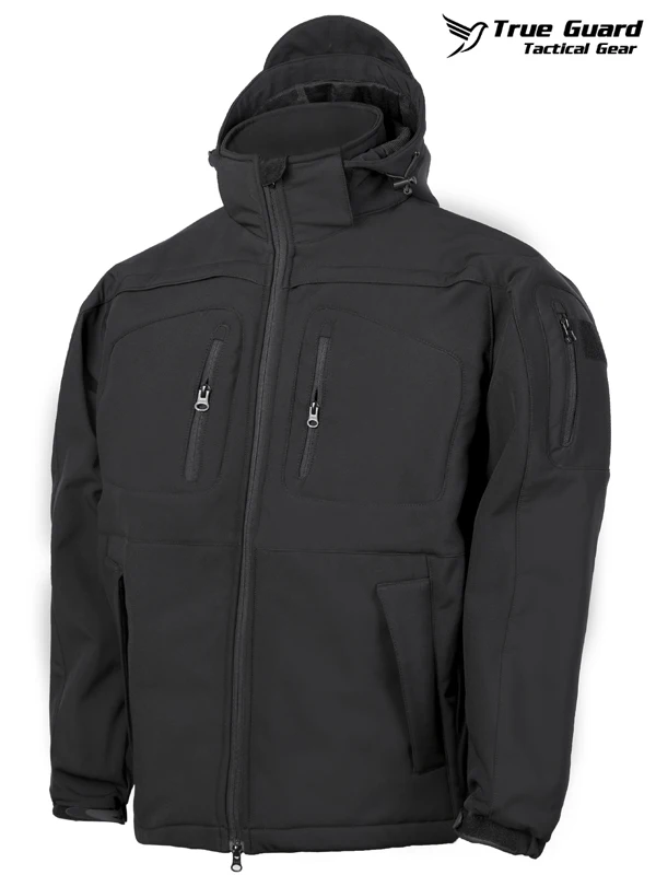 TrueGuard Police Softshell Jacket TGJO-040 Black-2