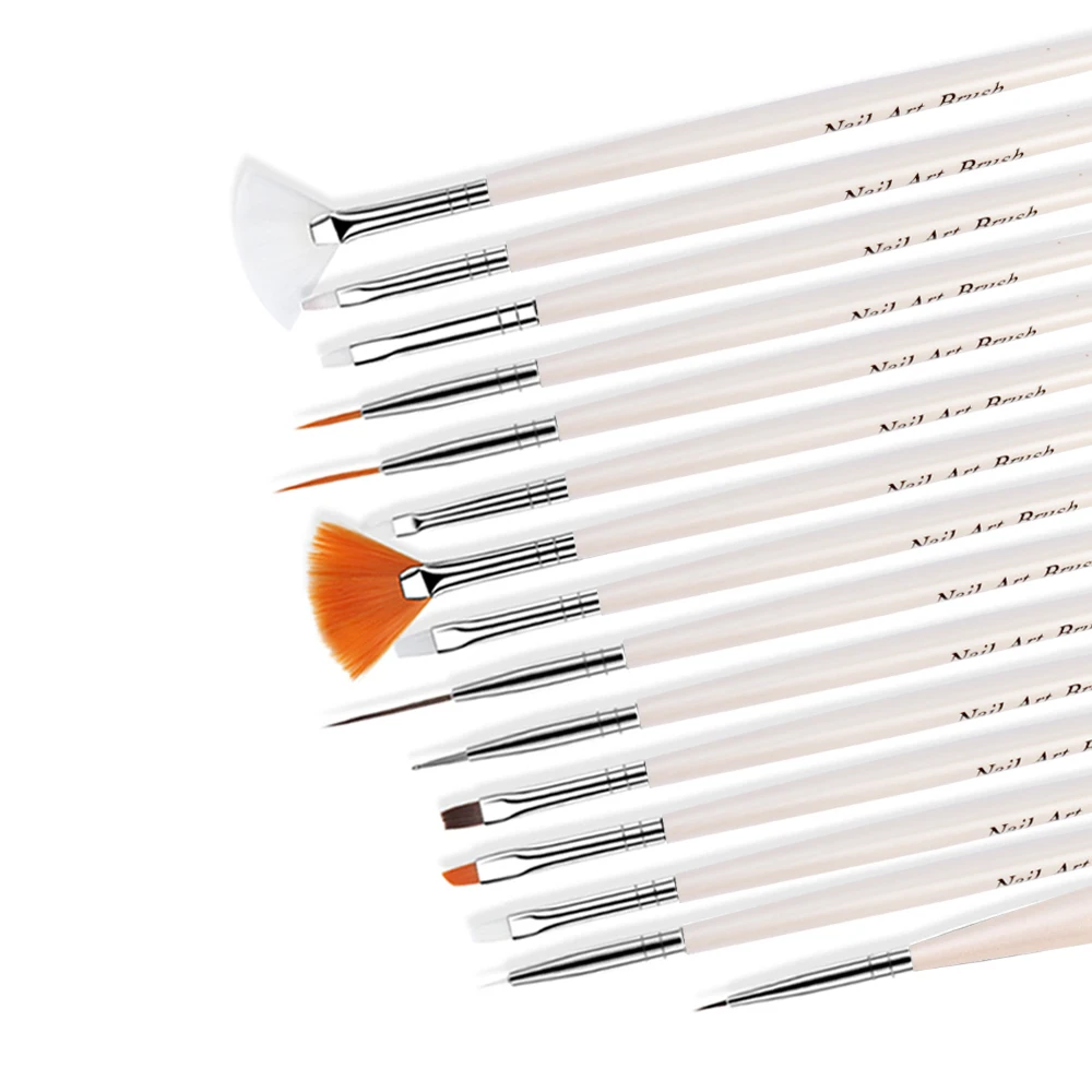 

Fengshangmei 15pcs Brush for Manicure Nail Beauty Design Tools Set Nail Art Painting Pen