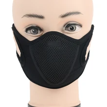 Новая спортивная велосипедная маска для лица Половина Лица Неопреновая Маска зимняя теплая наружная велосипедная маска Неопреновая велосипедная мотоциклетная маска