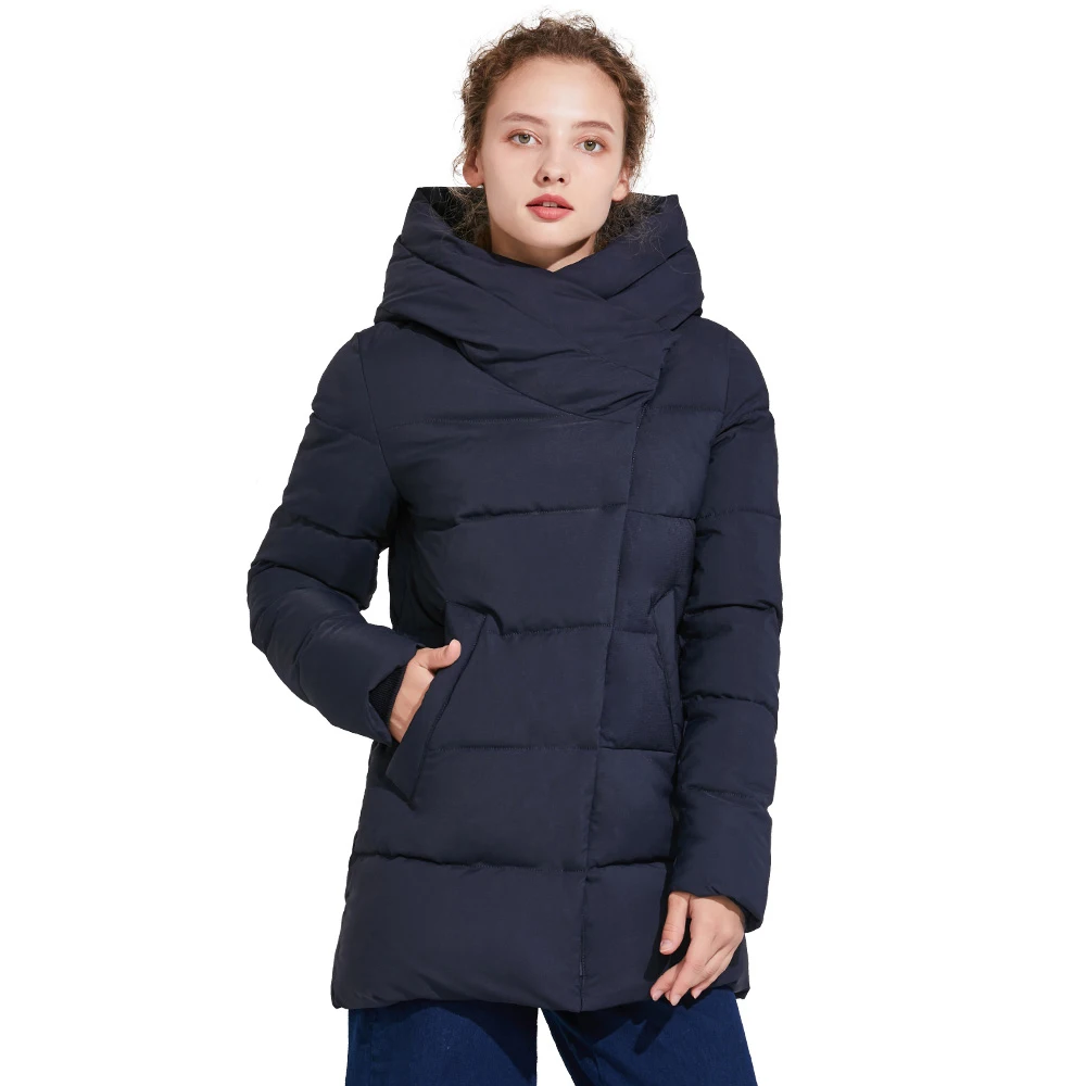 Короткая куртка ICEbear 17G6508D|thick coat|designer parkawinter jacket women |