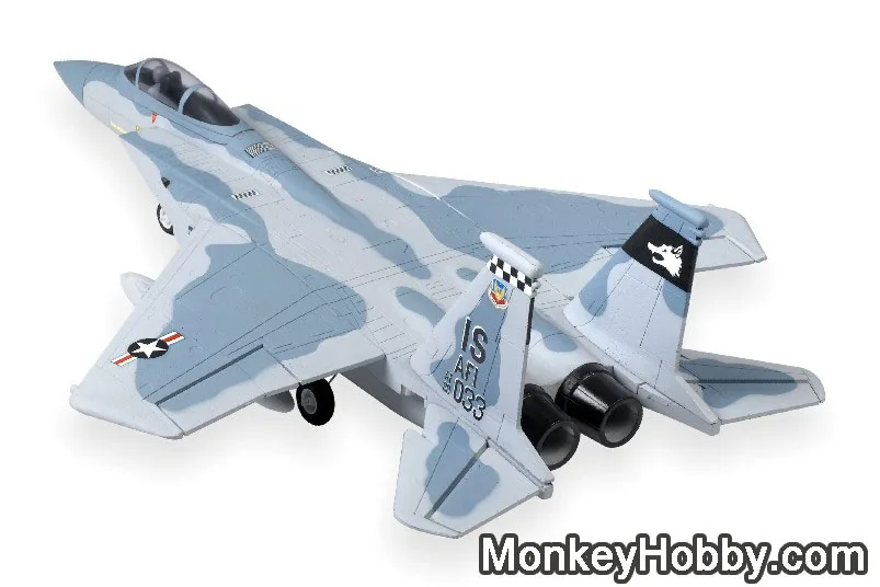 

FMS 2.4G Brushless F15 fighter RC Jet, Extreme Detail (PNP (FMS010AR-BLU) ) sky Camo
