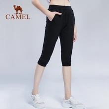 CAMEL, унисекс, шорты для фитнеса, укороченные, хлопковые, спортивные, для бега, повседневные, с эластичной резинкой на талии, для женщин и мужчин, высокая растяжка