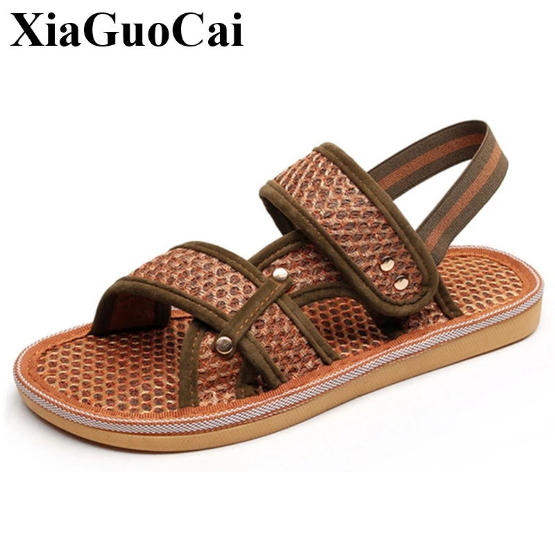 

New Sandals Man Summer Shoes Breahtble Flat Slippers Outdoor Male Beach Footwear Anti-skid Soft Design Super Light Casual Shoes