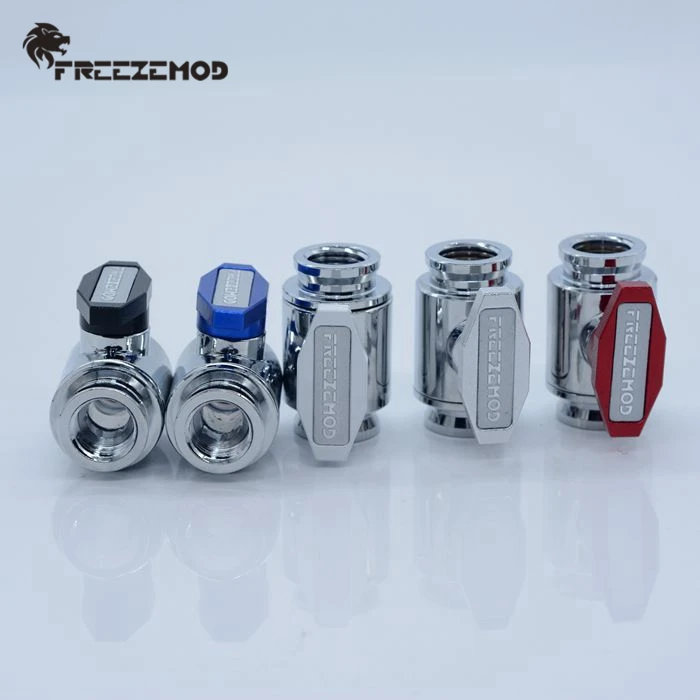 FREEZEMOD computer pc water cooler fitting drain valve double inner