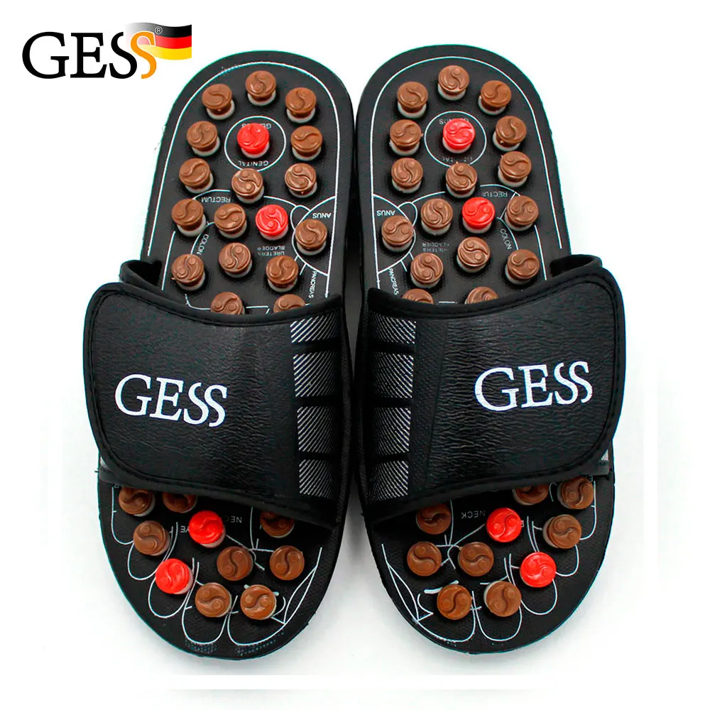Acupuncture Reflex Foot massage slippers point massage shoes health slippers Men's and women's Relaxation size L Gess Gessmarket Acupuncture Reflex Foot massage slippers point massage shoes health slippers Men's and women's Relaxation size L Gess Gessmarket