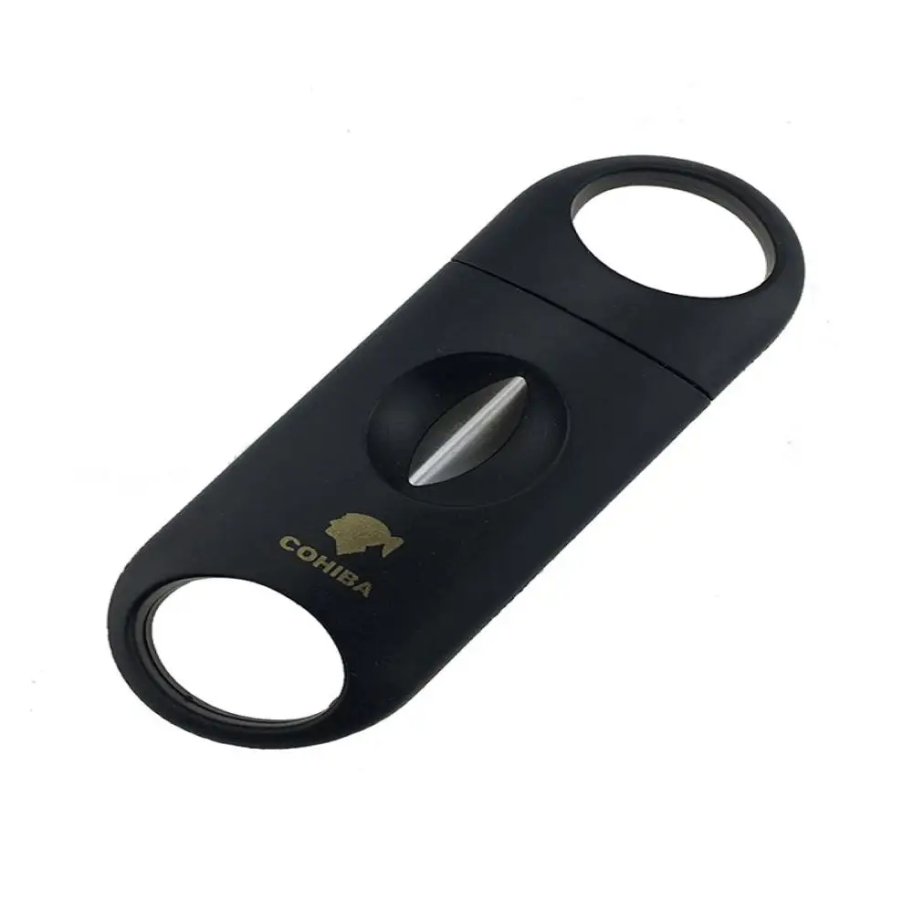 Cohiba V Cigar Cutter Pocket черная пластиковая ручка Подарочная сигара аксессуары машинка