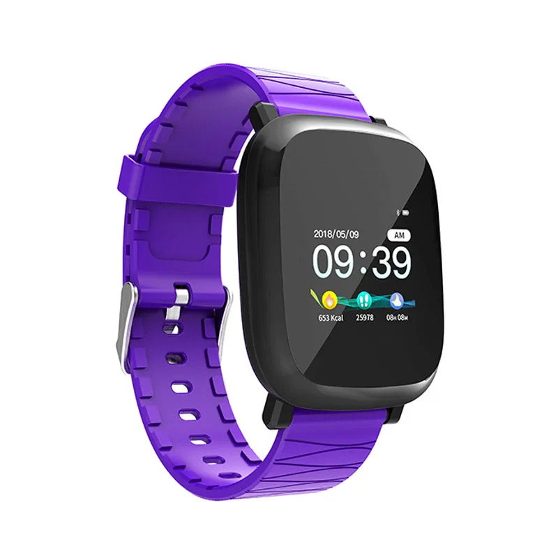 LONGET M30 Смарт-часы на весь день отслеживание сердечного ритма и активности мониторинг сна ультра-длительный срок службы батареи умный Браслет - Цвет: Purple