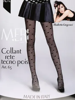 

Fishnet pantyhose with polka dot