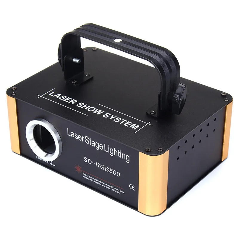 Smuxi Mini 500mw RGB SD DMX Animation Patterns Laser Projector DJ Club Home Party Bar Stage Light Lamp