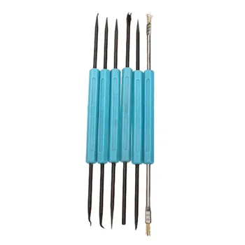

New Arrival 6 pcs Desoldering Aid Tools for PCB Cleaning Repairing Rework Welding Auxiliary Tools Assist Set