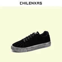 CHILENXAS 2017 Autumn Winter New Fashion Leather Shoes Men Casual Breathable Comfortable Waterproof Solid Lace-up