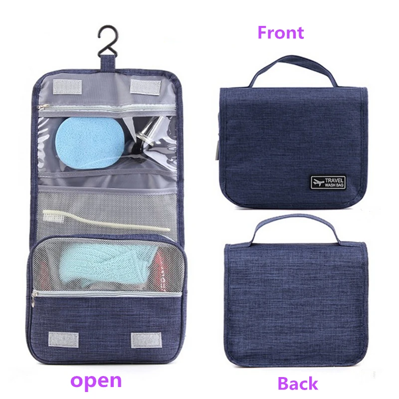 New large capacity cosmetic bag travel Storage bags waterproof hook