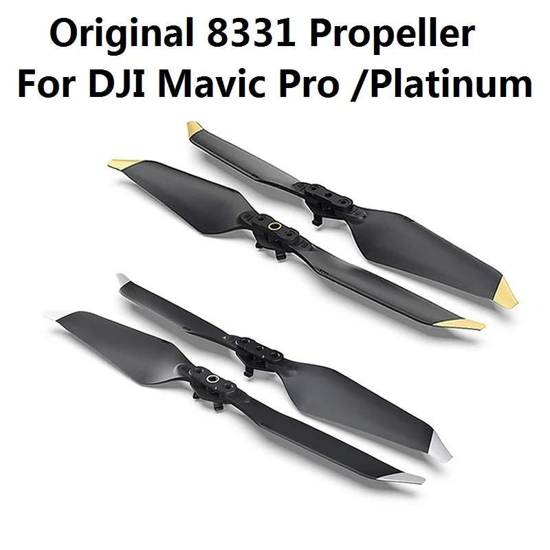 1 пара 8331 Пропеллер для DJI Mavic Pro/Platinum малошумные быстросъемные пропеллеры