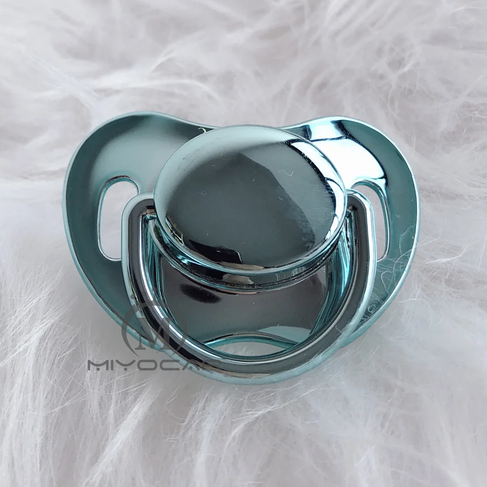 MIYOCAR unique design 4 gold colors 3 size choose bling pacifiers SGS pass food grade BPA free pacifier dummy P11 images - 6