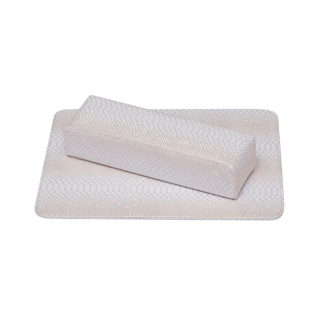 

Nail Art Snake Skin Table Pad Hand Pillow Arm Rest Cushion Salon Manicure Tool