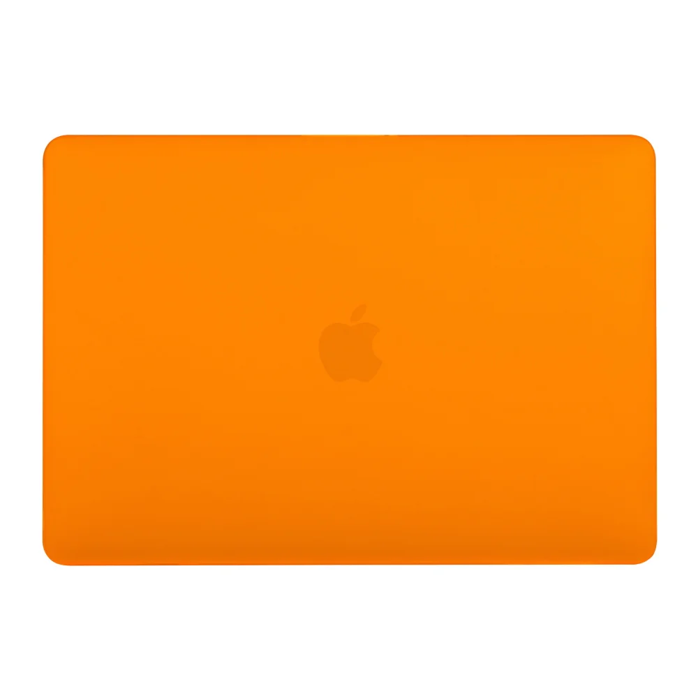 Ноутбук чехол s для MacBook retina pro16/13/15 дюймов A2141 A1502 A1398 A1466 A1278 для apple Тетрадь чехол жесткий корпус Матовые чехлы - Цвет: Оранжевый