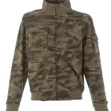 Камуфляжный свитер на молнии для работы