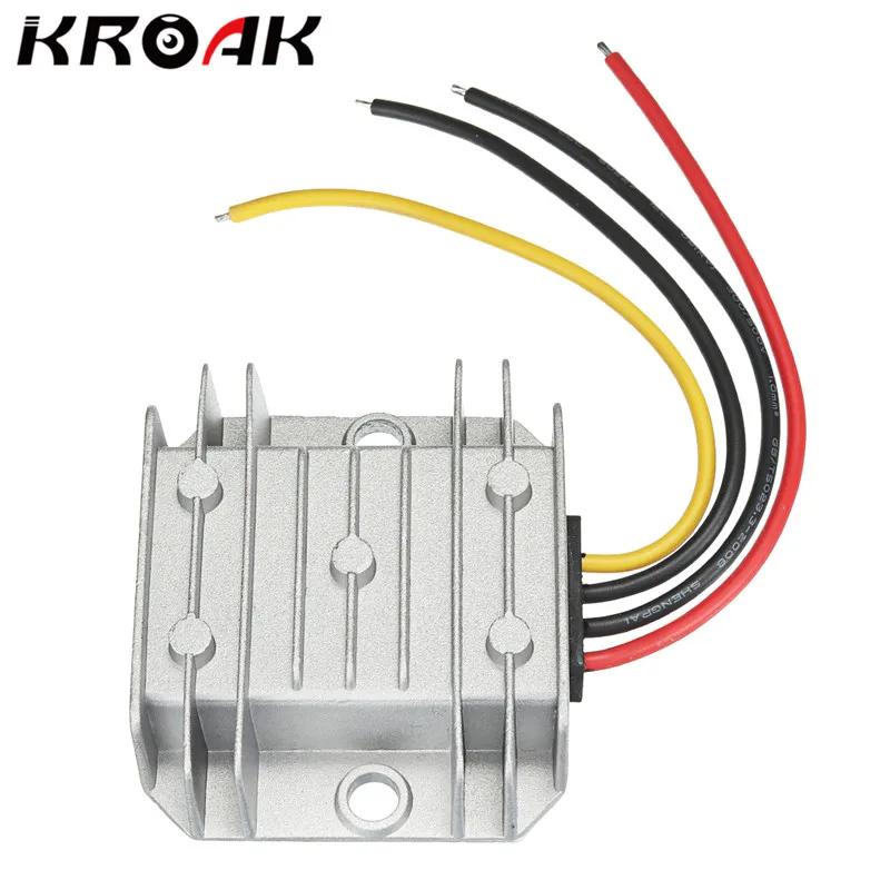 

KROAK DC-DC 12V Step Up to 24V 3A 72W Car Power Converter Voltage Regulator Waterproof Widely