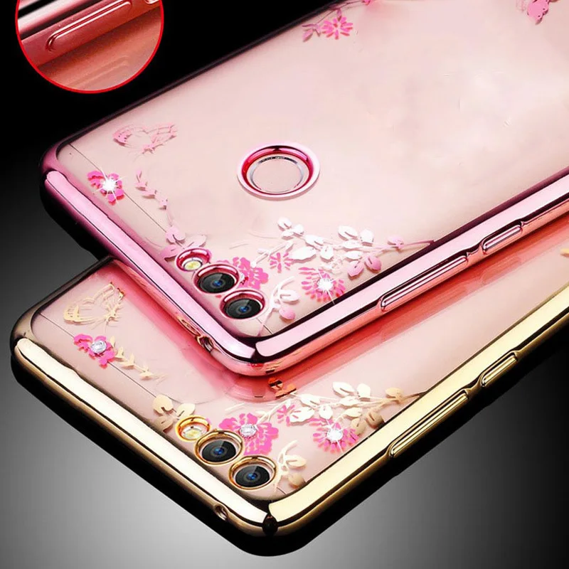 

Soft TPU Case For Huawei P30 Lite P20 Pro Honor V20 V10 8C 8X 7X 7A Pro 6A 10 9 Lite P Smart Y9 2019 Nova 3 3i Flower Cover