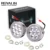 ROYALIN Auto LED Ad Alta Proiettore Fascio Fari Obiettivo con Gli Occhi del Diavolo Luci Moto per H1 H4 H7 9005 lampade Retrofit FAI DA TE
